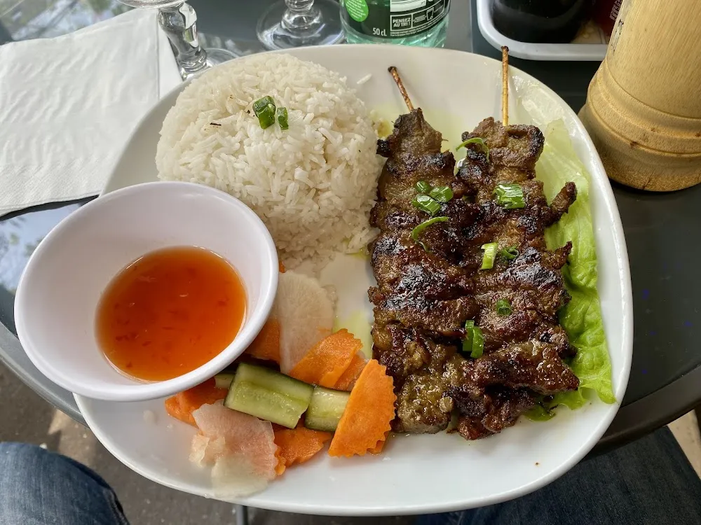 Brochettes de Bœuf À la Citronnelle